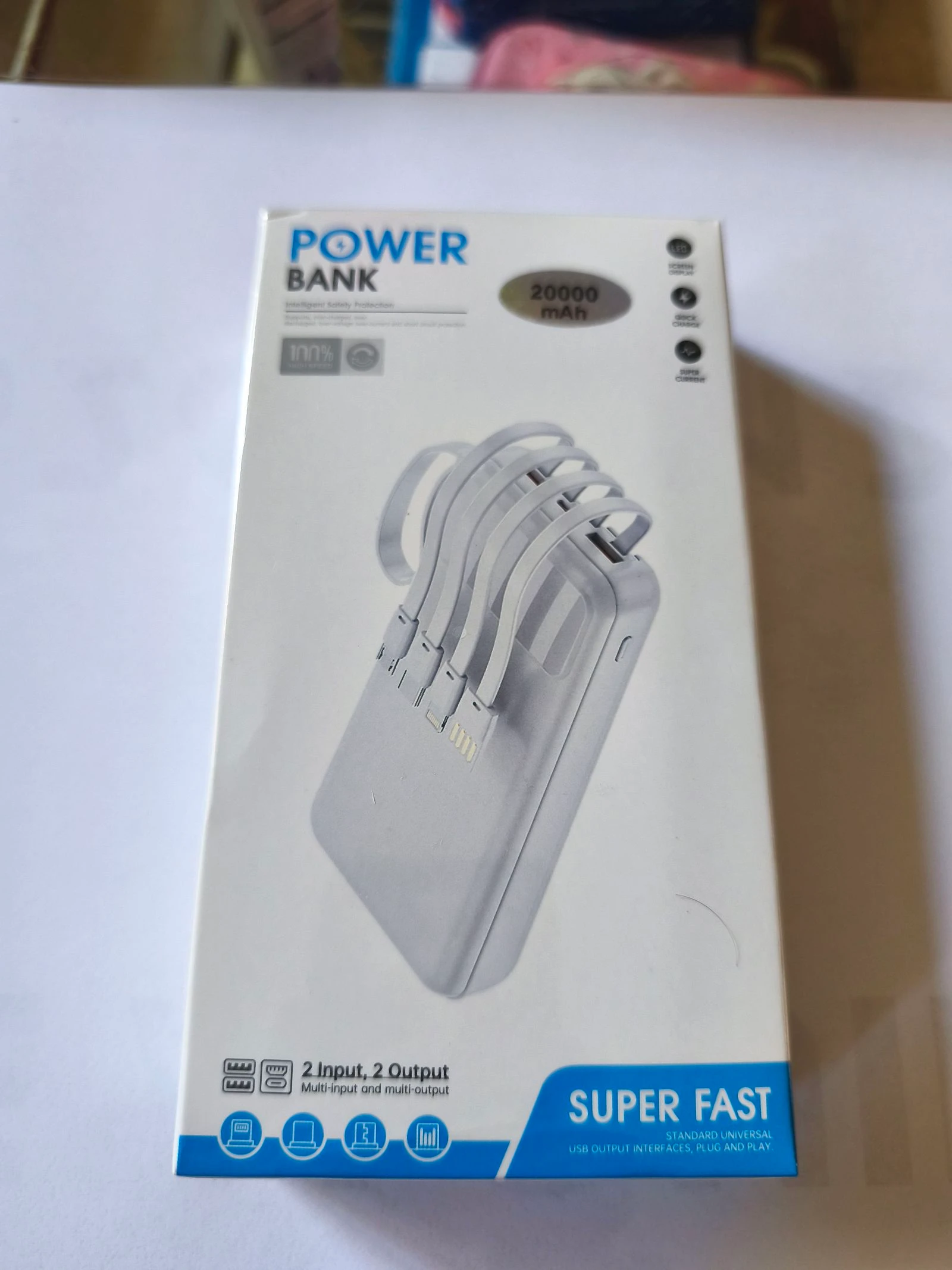 Power bank bateria externa de 20000 Mah carga super rápida – photo 3
